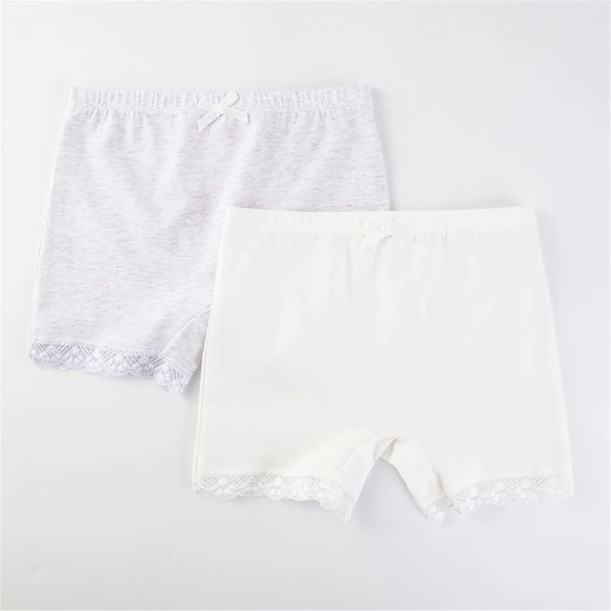 5 Pcs Little Girls Toddler Kids Boy-Leg Shorts Lace Trim Underwear Boxers Briefs Panties