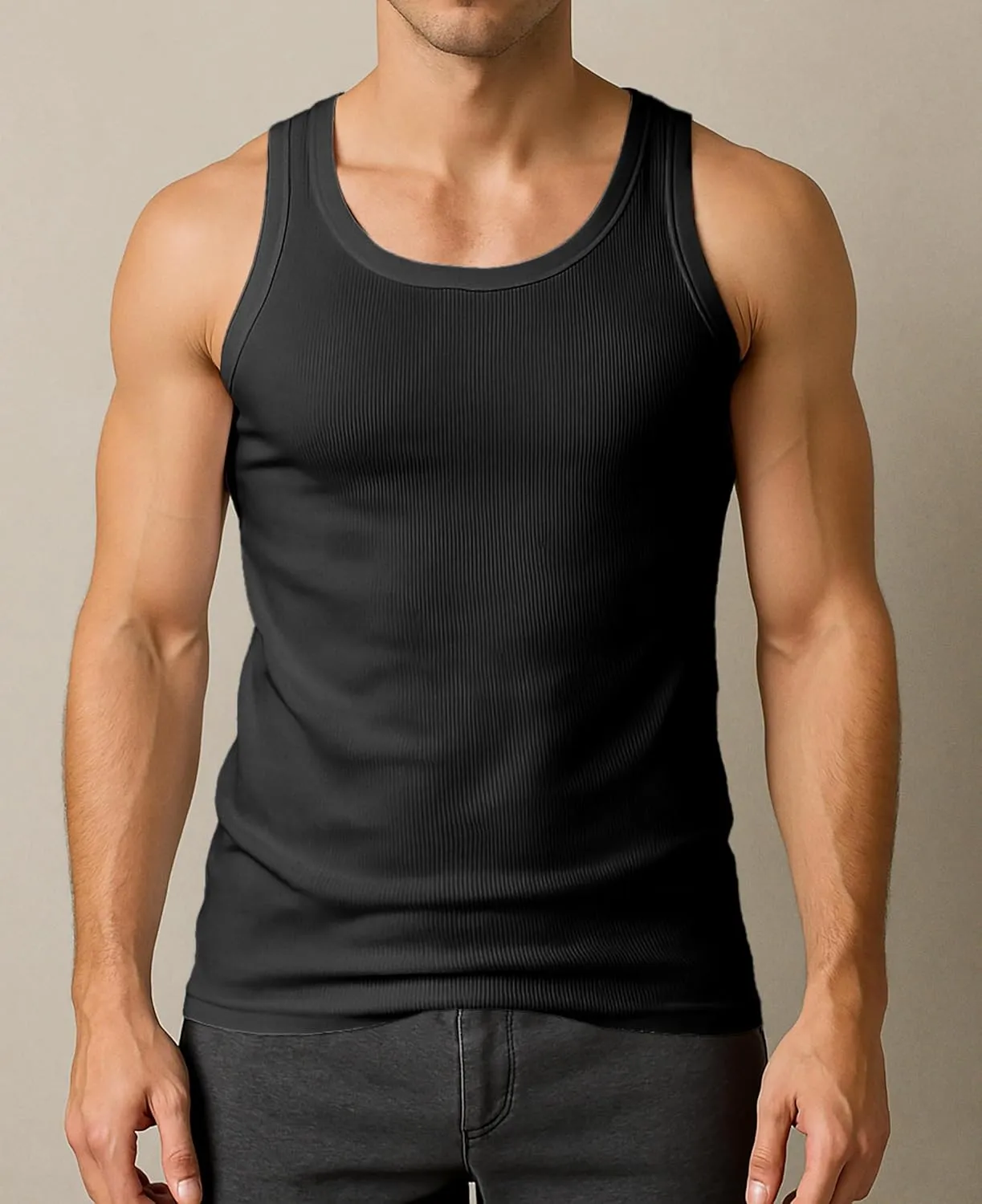 Andrew Scott Men's A Shirt Tanks | Cotton Tank Top Athletic Undershirts | Multi Packs & Colors