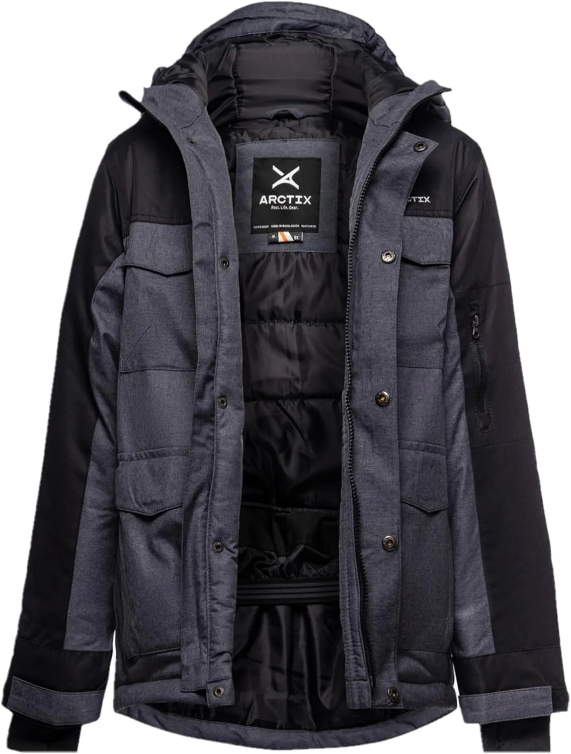 Arctix Kids' Insulated Quilted Lining Cold Weather Everyday Jacket