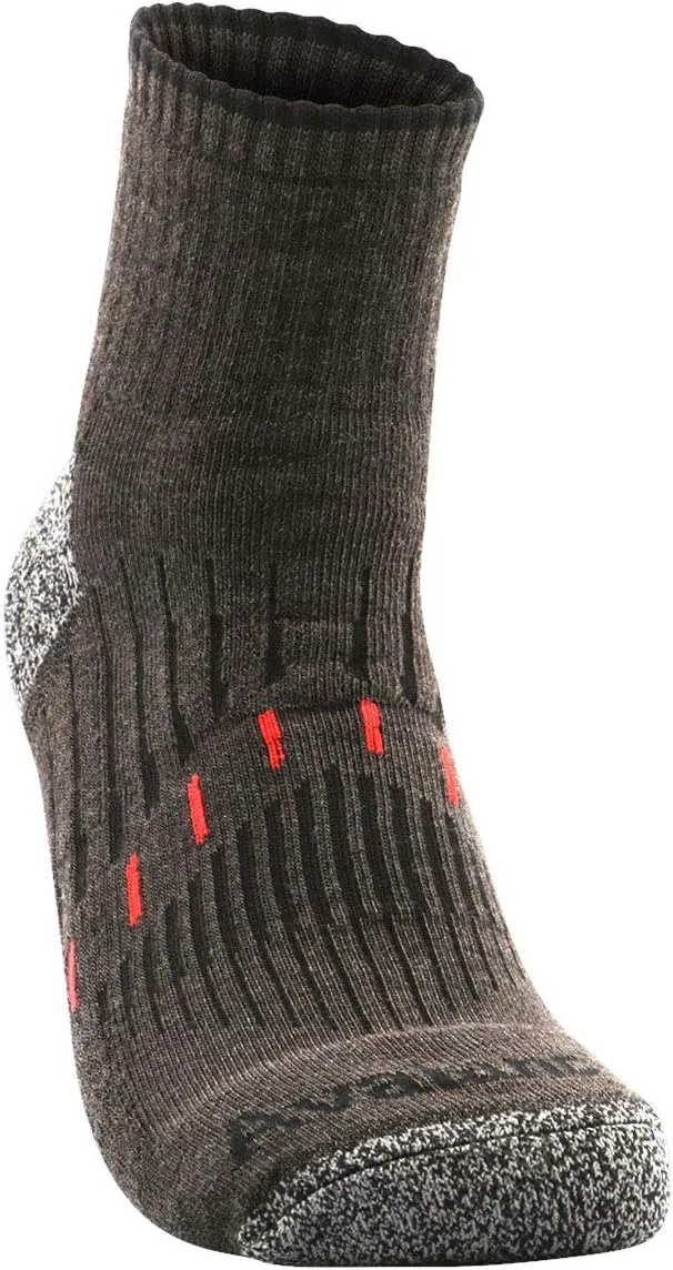 Avalanche Men's Blister Resistant Everyday Performance Quarter Socks 2-Pack