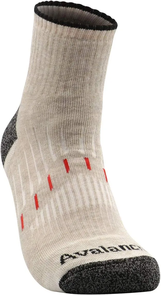 Avalanche Men's Blister Resistant Everyday Performance Quarter Socks 2-Pack