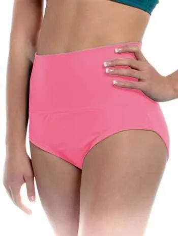 B Dancewear Womens High Waisted Brief Adult Sizes Can Be Used As Trunks Shorts Underpants and Performance Dancer Bottoms