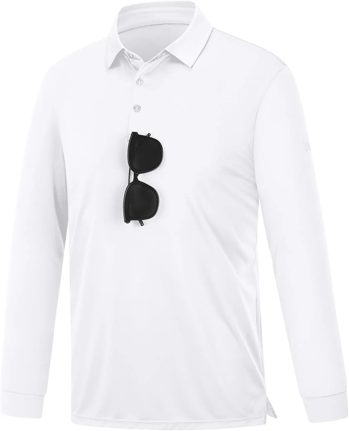 baleaf Men's Long Sleeve Golf Shirt Collared Shirts Polo UPF 50  Lightweight Quick Dry Work Casual Outdoor