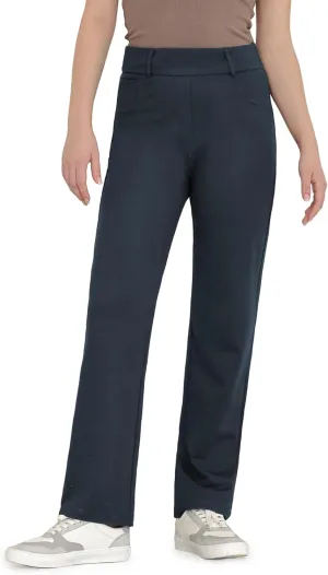 Bamans Womens Dress Pants Work Straight Leg Pants Office 31'' Inseam Bootcut High Waisted Casual Busines Trousers