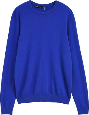 BEYOND FASHION Women's 100% Pure Cashmere Sweater Crew Neck Pullover