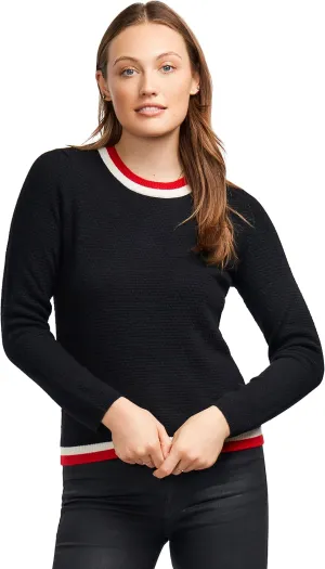 BEYOND FASHION Women's 100% Pure Cashmere Sweater Crew Neck Pullover