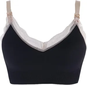 Black Sports Bra Plus Size Version Pregnant Before Opening Maternity Sports Pregnant Women Tube Top Wireless