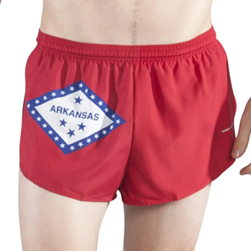 Boa Mens 1" Elite Split Printed Running Short (1000CP)