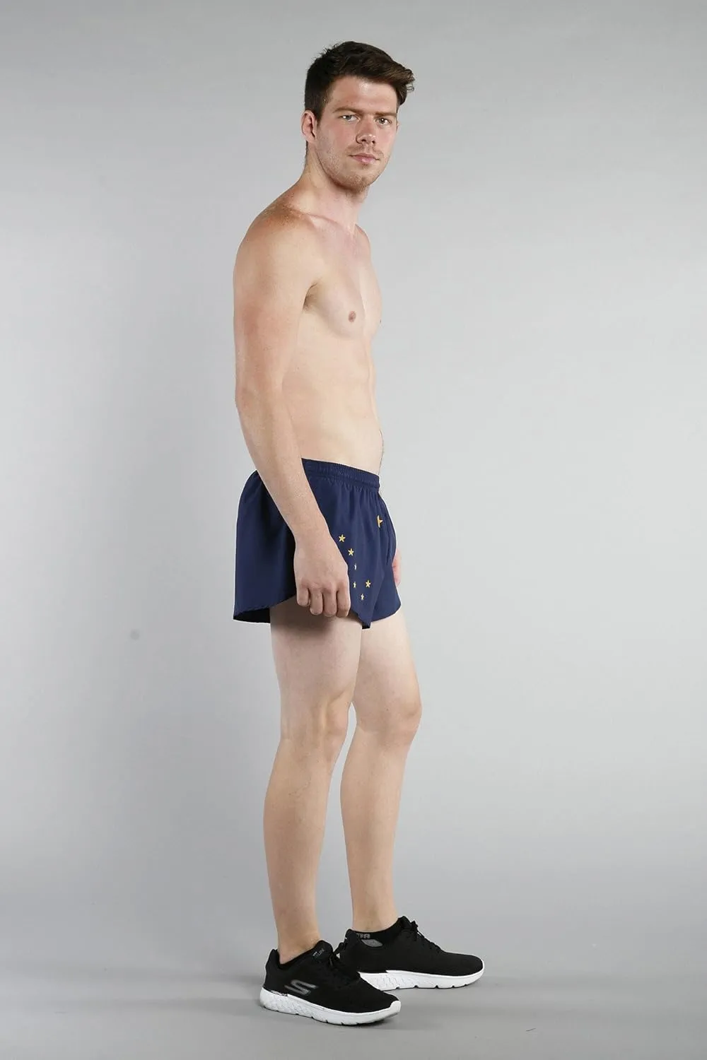 Boa Mens 1" Elite Split Printed Running Short (1000CP)