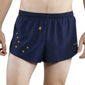 Boa Mens 1" Elite Split Printed Running Short (1000CP)