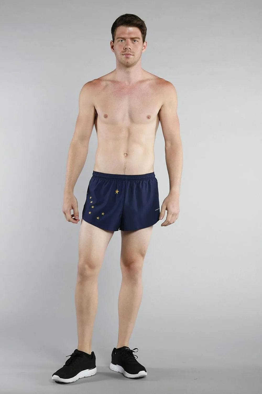 Boa Mens 1" Elite Split Printed Running Short (1000CP)