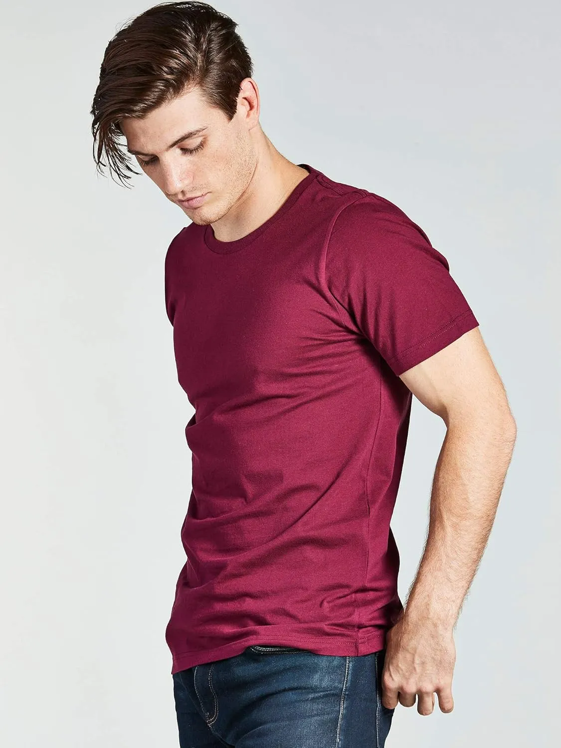 Bolter 4 Pack Men's Everyday Cotton Blend Short Sleeve T-Shirt