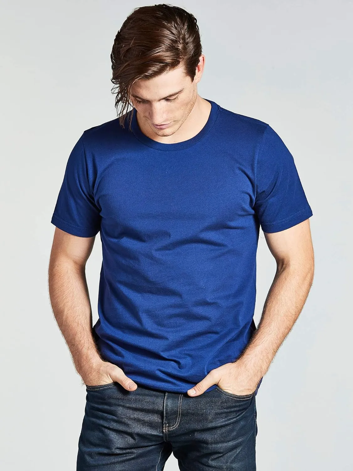 Bolter 4 Pack Men's Everyday Cotton Blend Short Sleeve T-Shirt