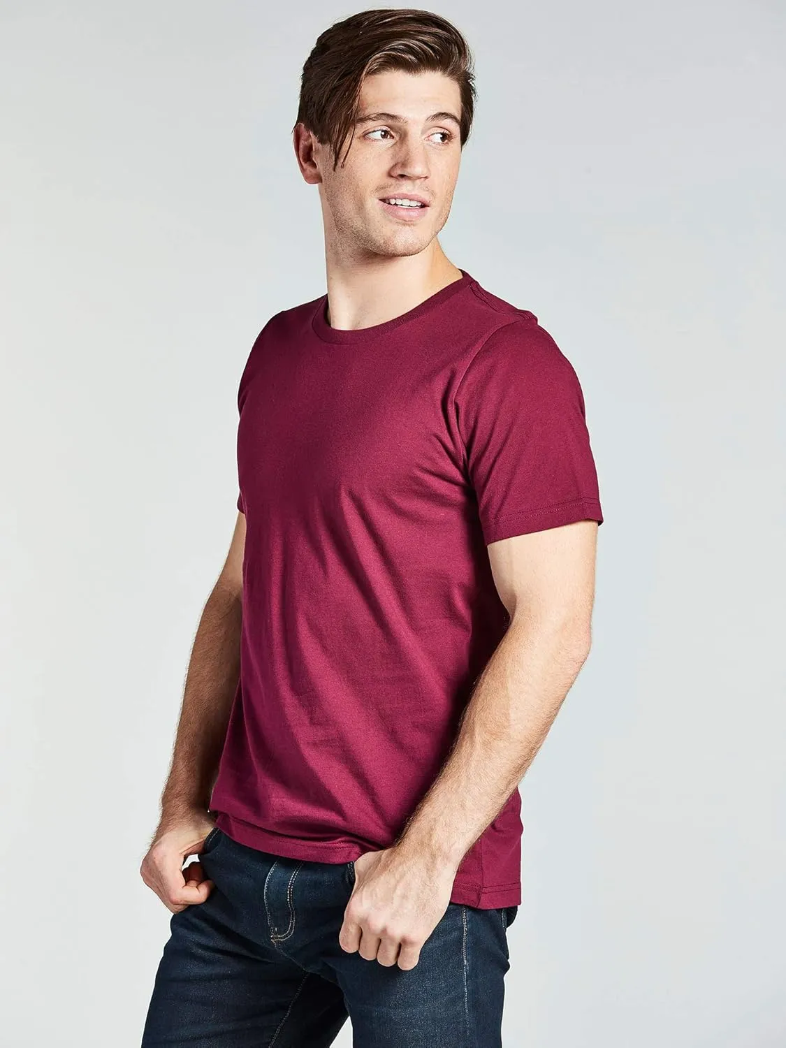 Bolter 4 Pack Men's Everyday Cotton Blend Short Sleeve T-Shirt