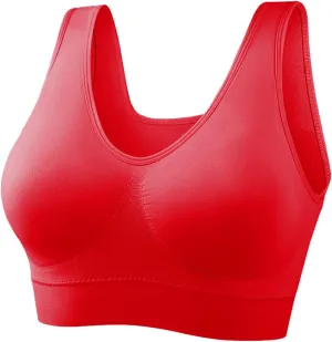 Bras for Women Large Size Underwear No Steel Ring Thin Bra Sports Yoga Underwear No Binding Underwear Purge Top