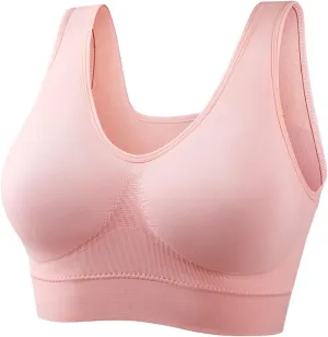 Bras for Women Large Size Underwear No Steel Ring Thin Bra Sports Yoga Underwear No Binding Underwear Purge Top