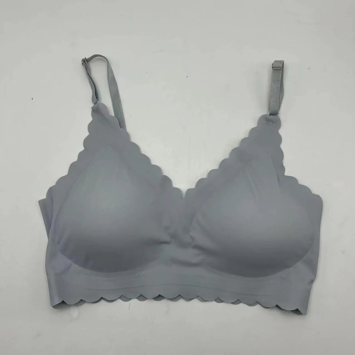 Bras for Women Wavy Deep V No Underwire Soft Wireless Bras Bralettes Comfort Seamless Bralettes Tank Tops Camisole
