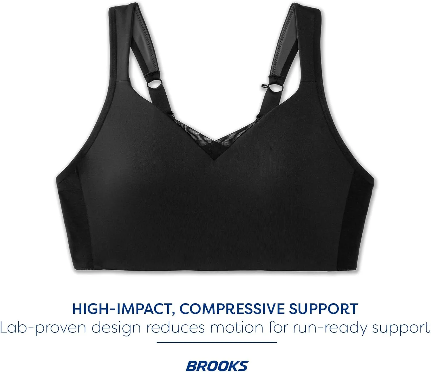 Brooks Women's Convertible Run Bra for High Impact Running, Workouts & Sports with Maximum Support
