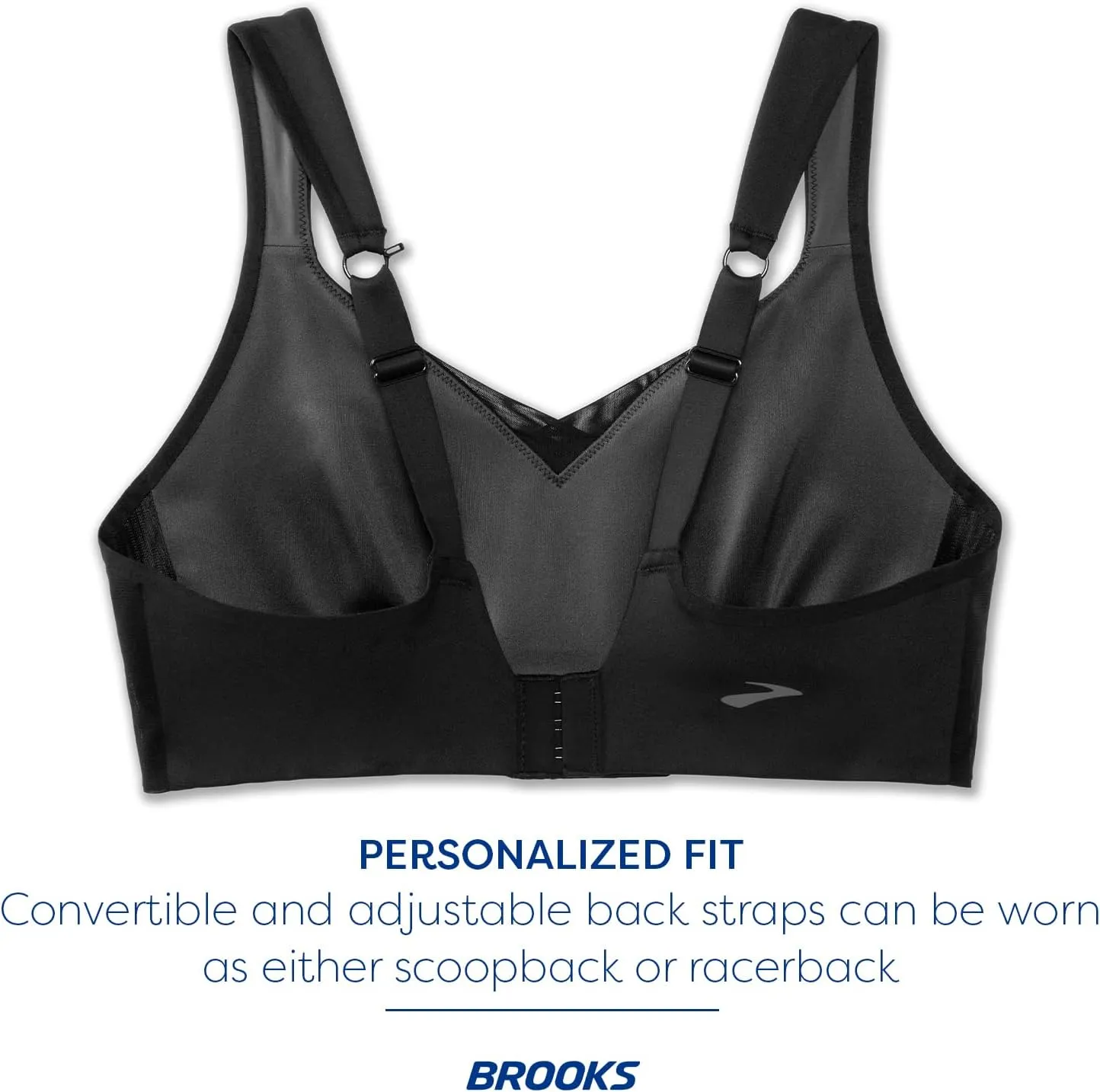 Brooks Women's Convertible Run Bra for High Impact Running, Workouts & Sports with Maximum Support