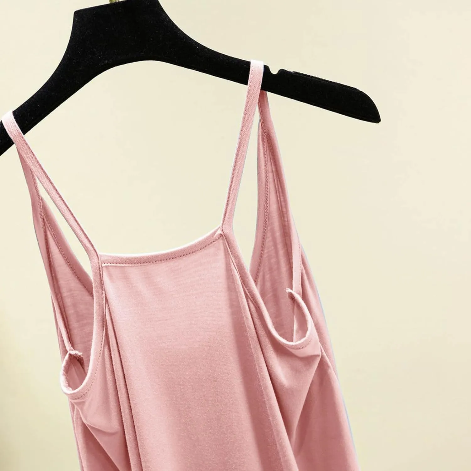 BZGTZT Womens Casual Spaghetti Strap Tank Tops Plus Size Sleeveless Loose Camisole Flowy Summer Trendy Round Neck Blouses
