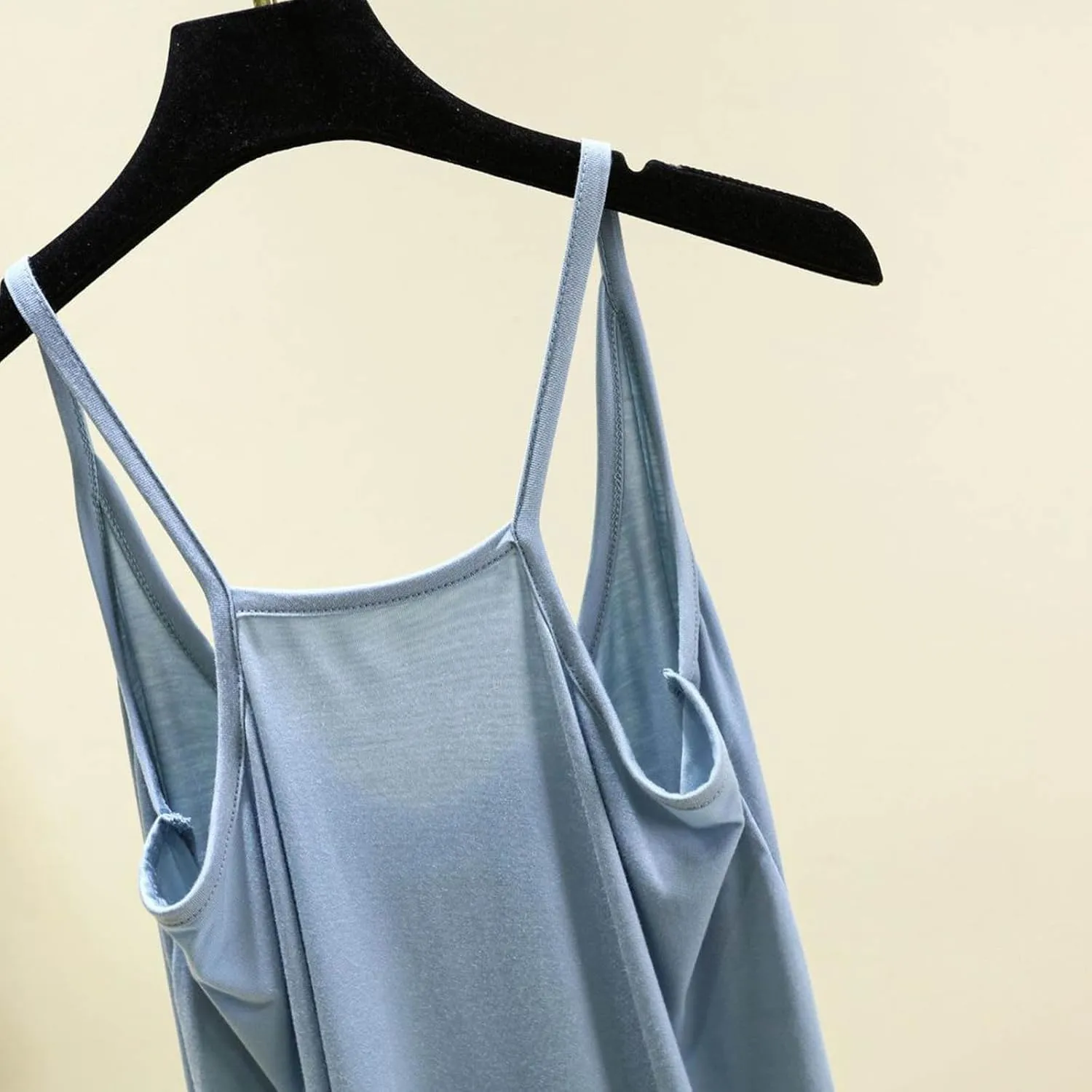 BZGTZT Womens Casual Spaghetti Strap Tank Tops Plus Size Sleeveless Loose Camisole Flowy Summer Trendy Round Neck Blouses