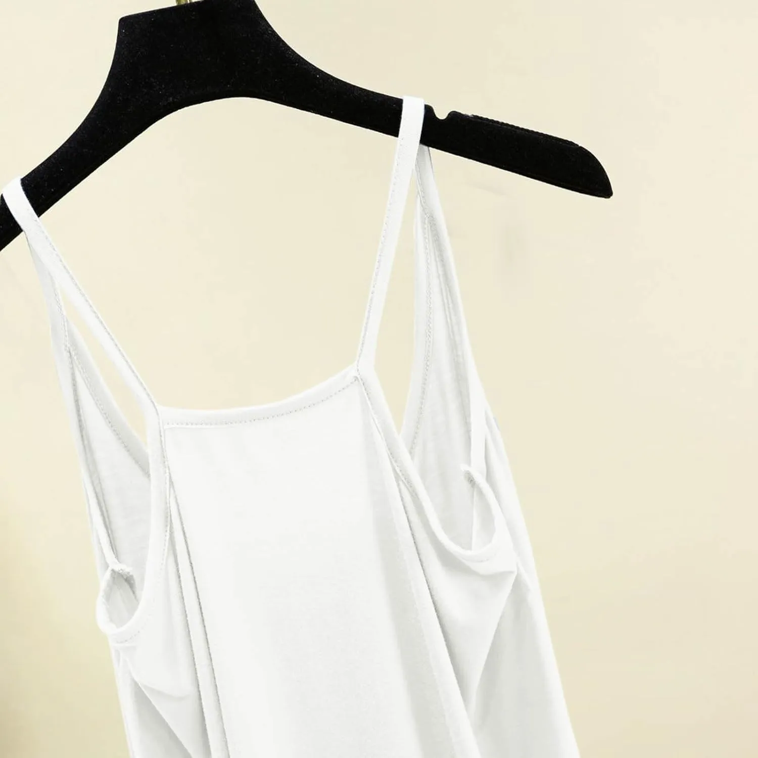 BZGTZT Womens Casual Spaghetti Strap Tank Tops Plus Size Sleeveless Loose Camisole Flowy Summer Trendy Round Neck Blouses