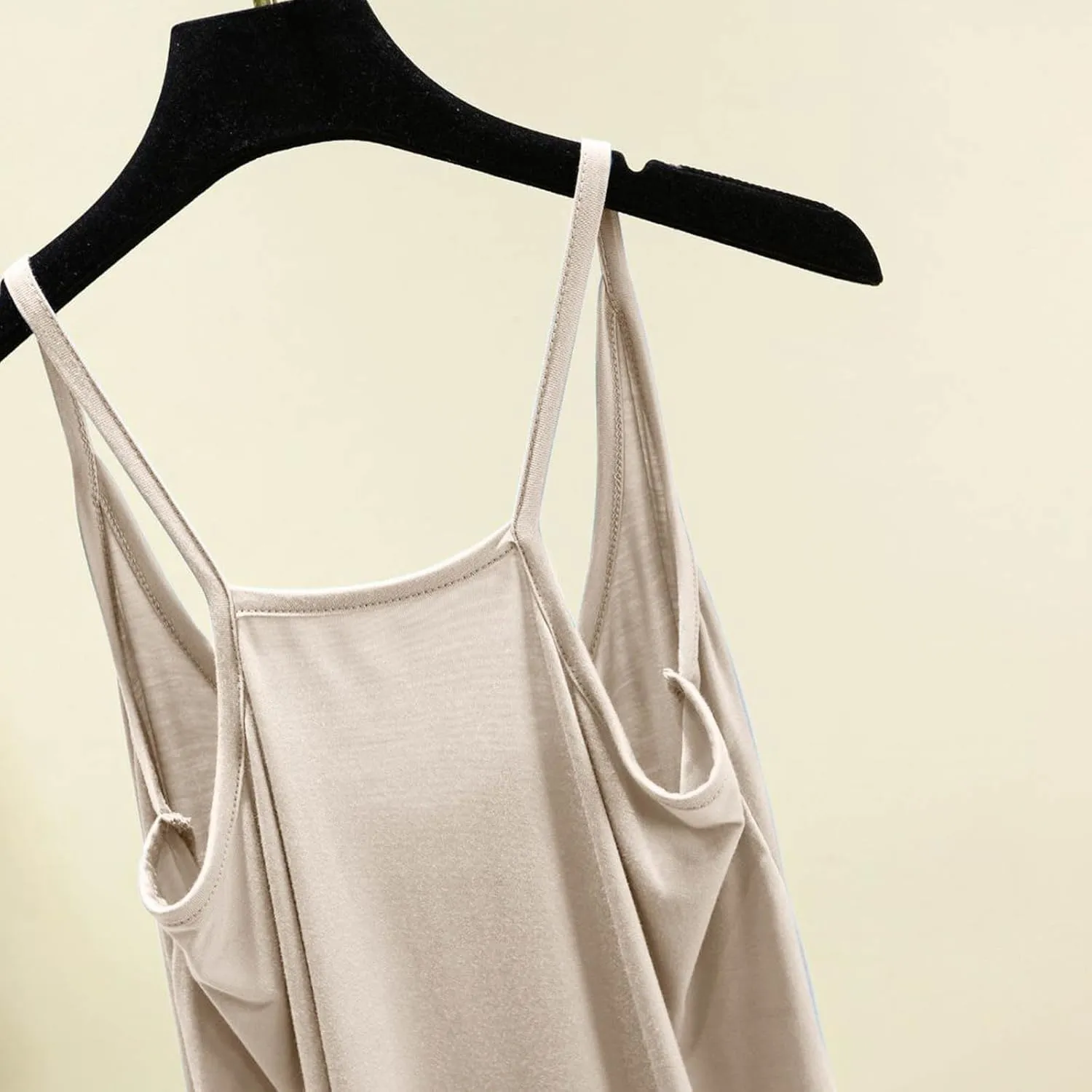 BZGTZT Womens Casual Spaghetti Strap Tank Tops Plus Size Sleeveless Loose Camisole Flowy Summer Trendy Round Neck Blouses