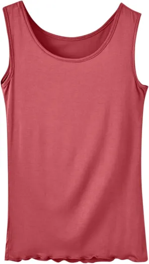 BZGTZT Women's Sleeveless Scoop Neck Tank Tops Summer Plus Size Loose Fitted T Shirts Basic Camisole Travel Tee Blouses