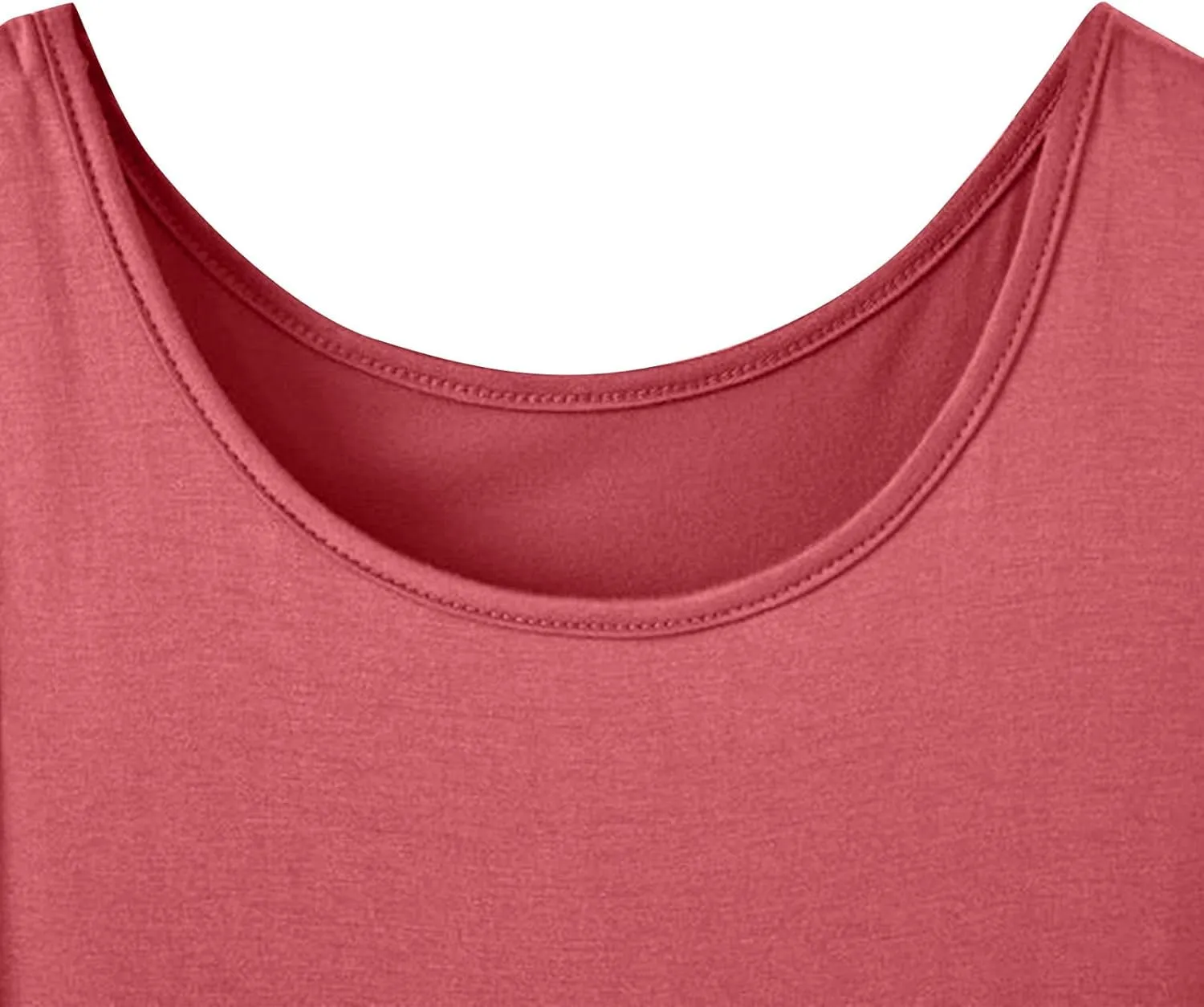 BZGTZT Women's Sleeveless Scoop Neck Tank Tops Summer Plus Size Loose Fitted T Shirts Basic Camisole Travel Tee Blouses