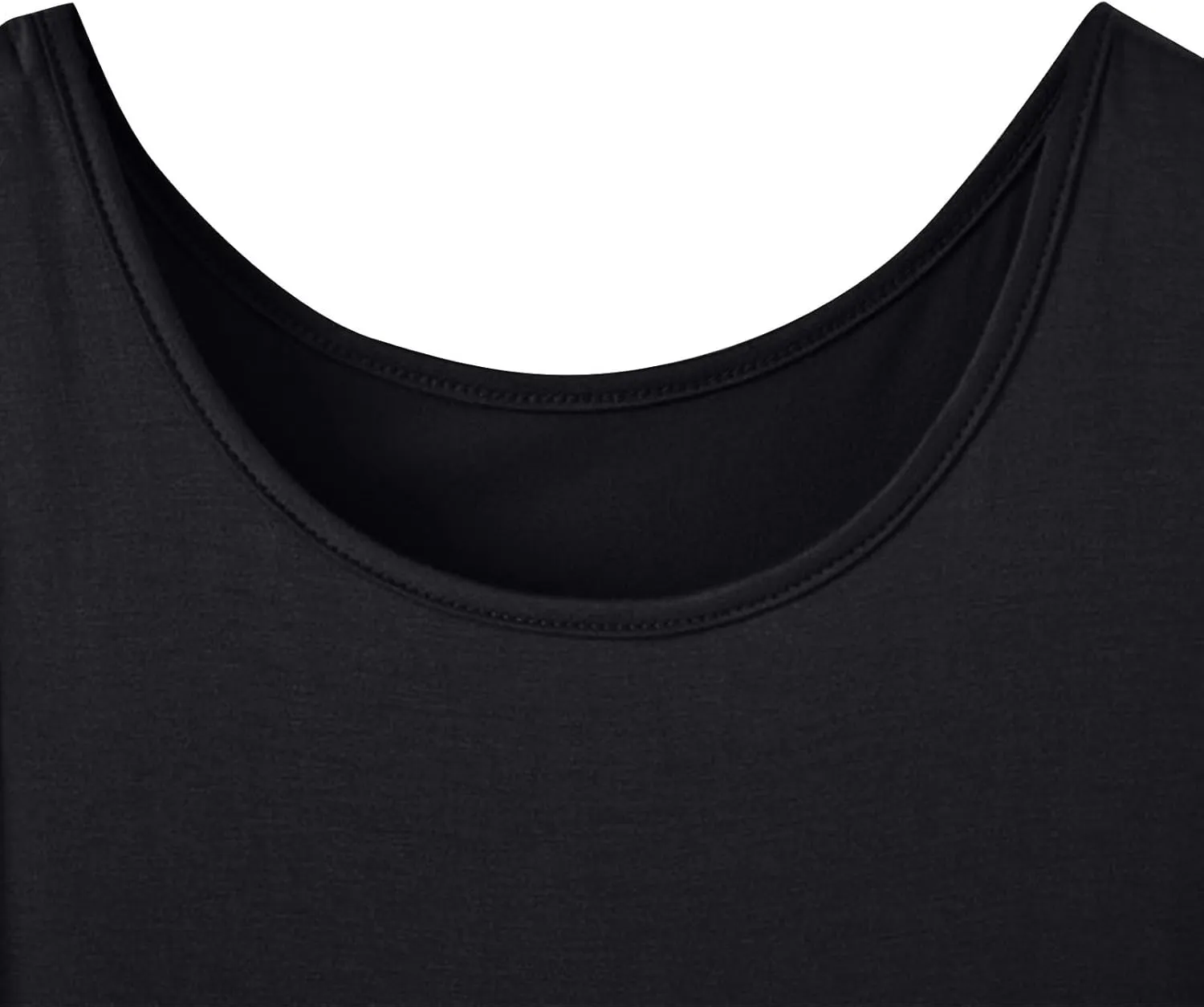 BZGTZT Women's Sleeveless Scoop Neck Tank Tops Summer Plus Size Loose Fitted T Shirts Basic Camisole Travel Tee Blouses