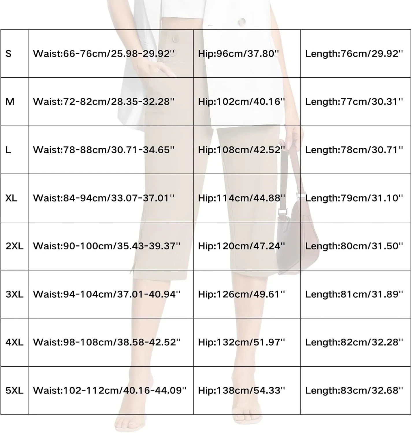 Capri Pants for Women Stretch High Waisted Crop Office Work Pants Summer Casual Capris Slacks Yoga Dress Pant