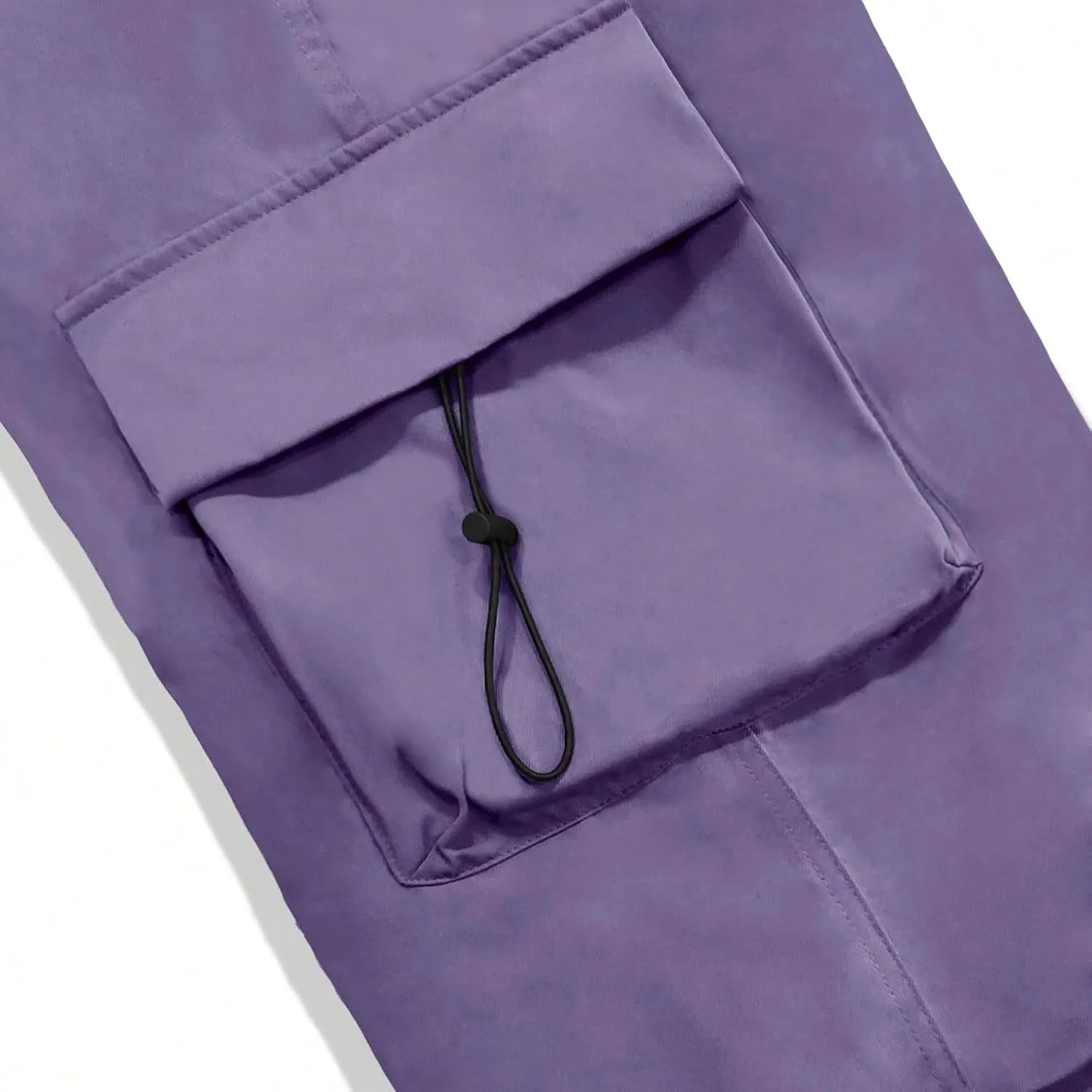 Cargo Pants for Men Casual Lightweight Drawstring Waist Pant Outdoor Pants with Multiple Pockets