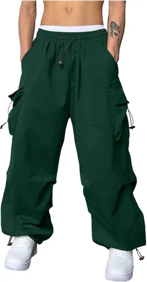 Cargo Pants for Men Casual Lightweight Elastic Waist Pant Work Pant with Pockets