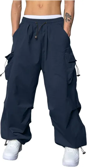 Cargo Pants for Men Casual Lightweight Elastic Waist Pant Work Pant with Pockets