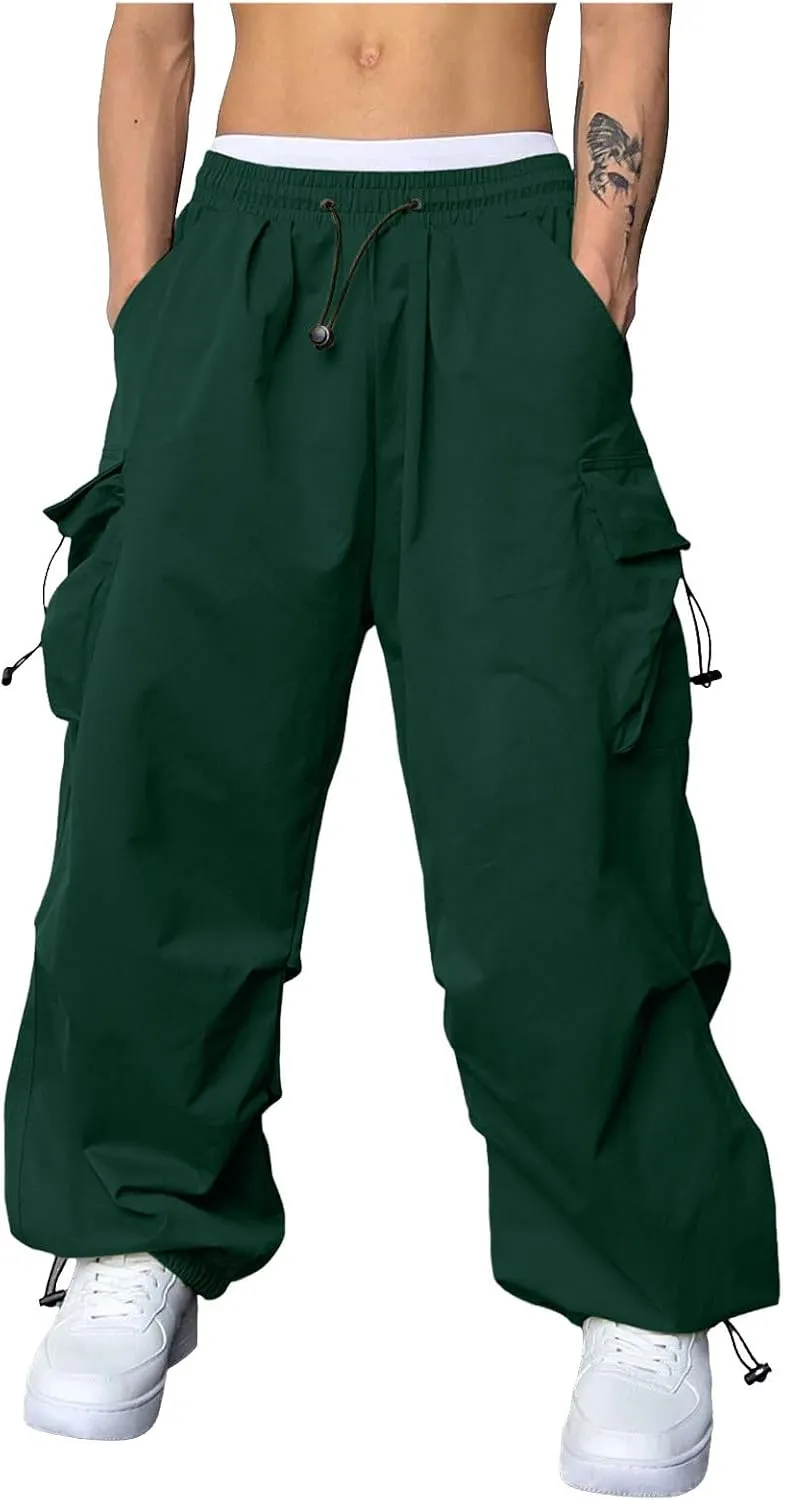 Cargo Pants for Men Casual Lightweight Elastic Waist Pant Work Pant with Pockets