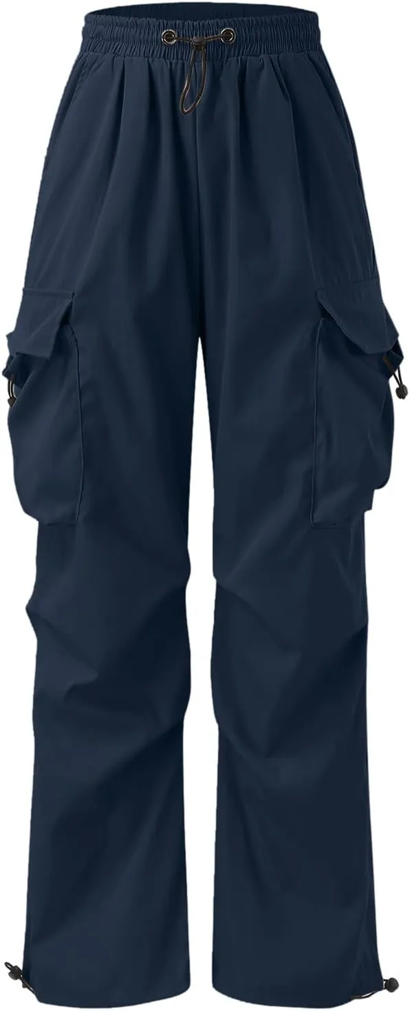 Cargo Pants for Men Casual Lightweight Elastic Waist Pant Work Pant with Pockets