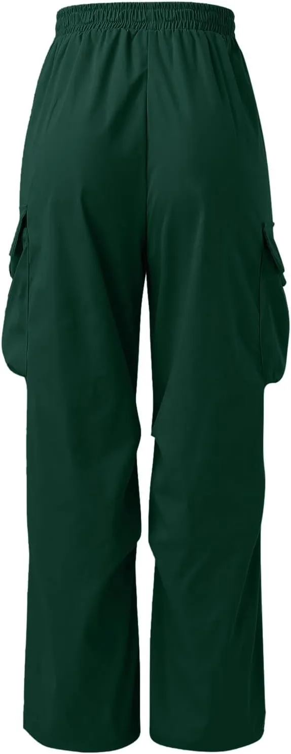 Cargo Pants for Men Casual Lightweight Elastic Waist Pant Work Pant with Pockets