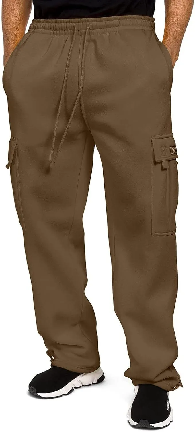 Cargo Work Pant Men Casual Track Lounge Pants Gym Yoga Sweatpant Multiple Pockets Joggers Sweat Pant