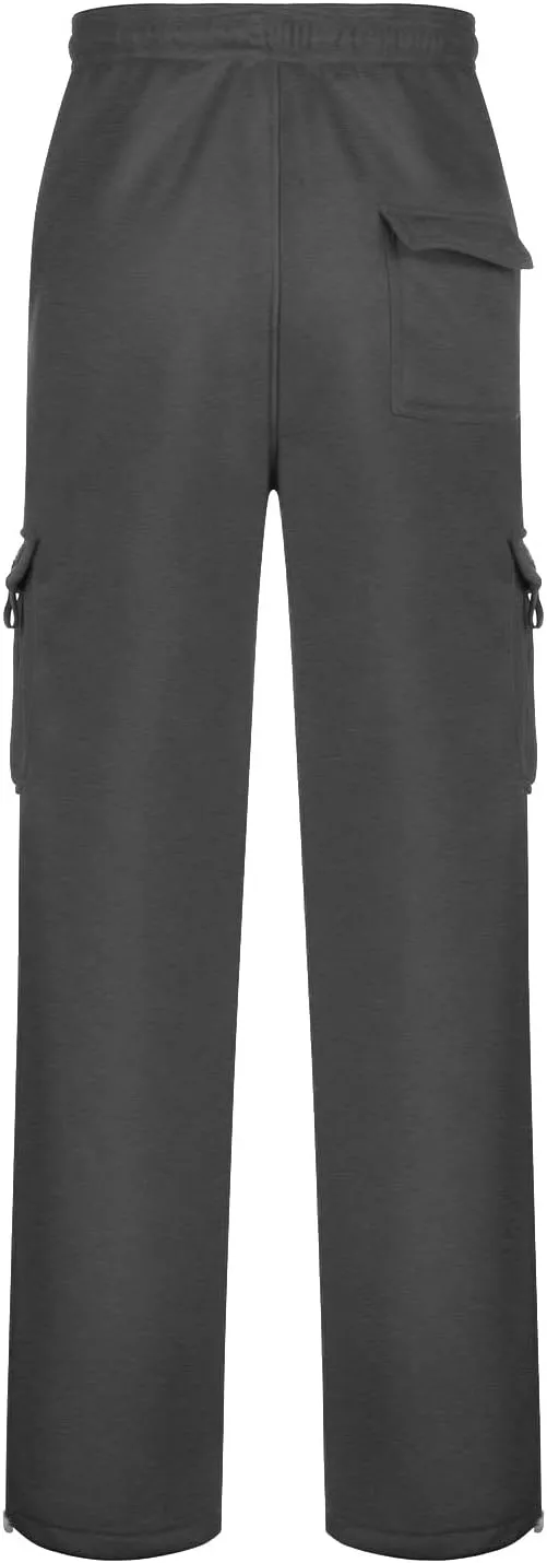 Cargo Work Pant Men Casual Track Lounge Pants Gym Yoga Sweatpant Multiple Pockets Joggers Sweat Pant