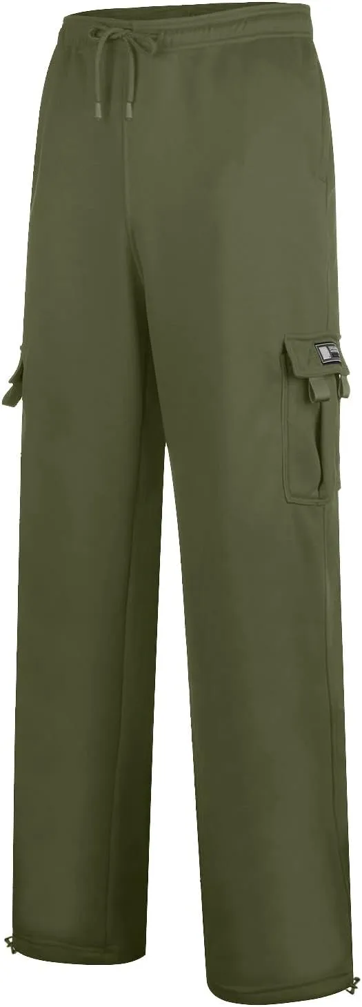 Cargo Work Pant Men Casual Track Lounge Pants Gym Yoga Sweatpant Multiple Pockets Joggers Sweat Pant