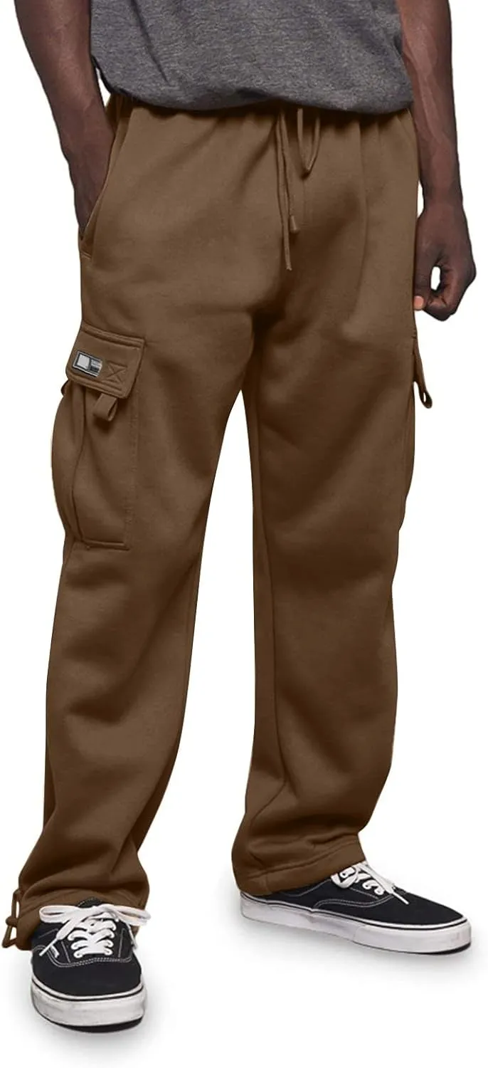 Cargo Work Pant Men Casual Track Lounge Pants Gym Yoga Sweatpant Multiple Pockets Joggers Sweat Pant