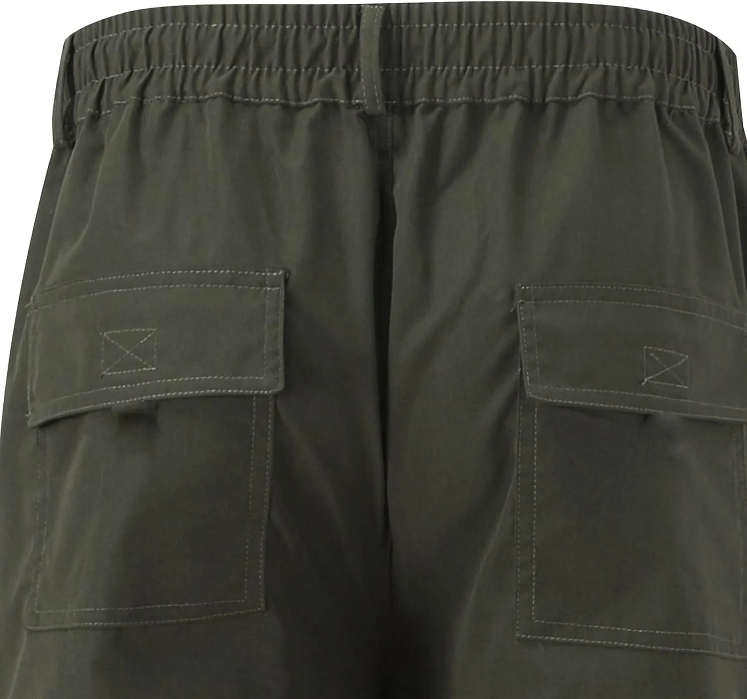 Cargo Work Pant Men Linen Casual Chinos Pants Gym Yoga Sweatpant with Multiple Pockets Joggers Bottoms Pant