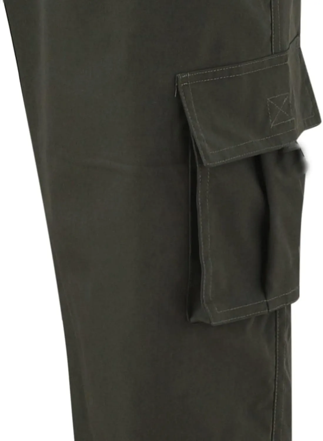 Cargo Work Pant Men Linen Casual Chinos Pants Gym Yoga Sweatpant with Multiple Pockets Joggers Bottoms Pant