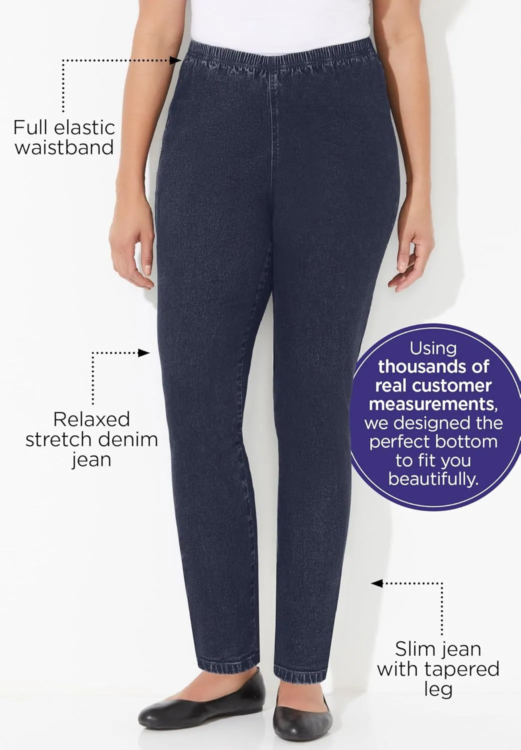 Catherines Women's Plus Size Everyday Jean