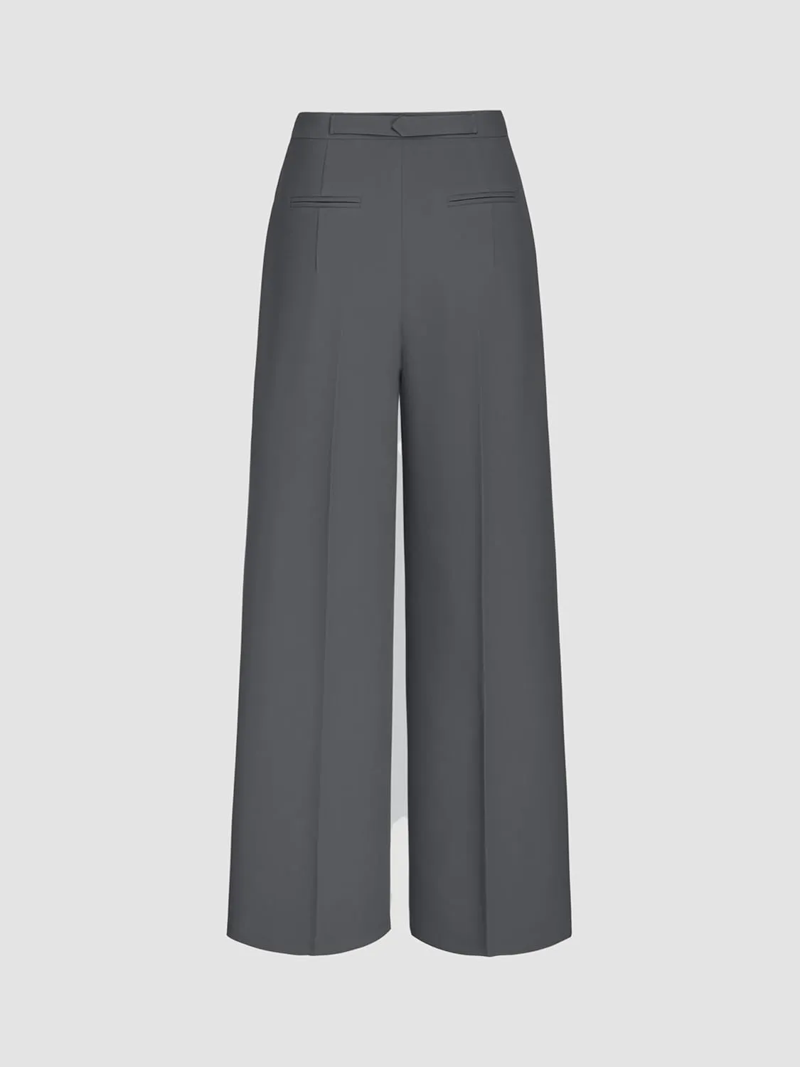 CIDER Belted Dress Pants Women High Waisted with Pockets Straight Leg Work Pants Business Casual Office Trousers