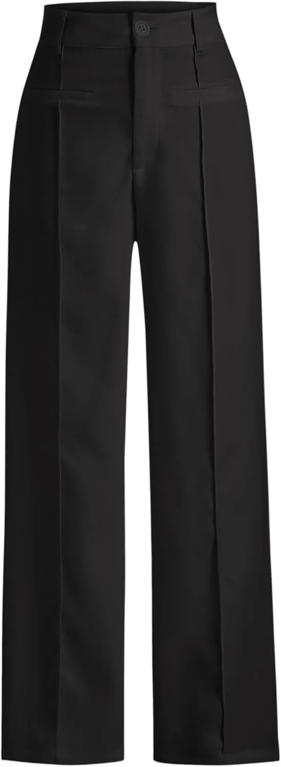 CIDER Work Pants Women Dress Pants High Waist Straight Leg Trousers Business Casual Slacks Office Pants