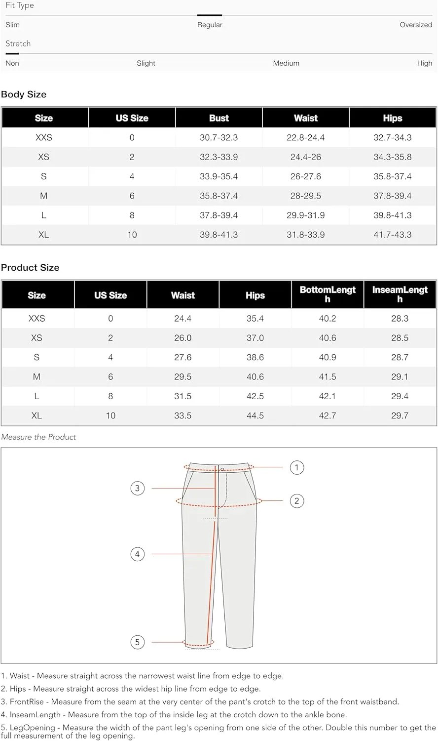 CIDER Work Pants Women Dress Pants High Waist Straight Leg Trousers Business Casual Slacks Office Pants
