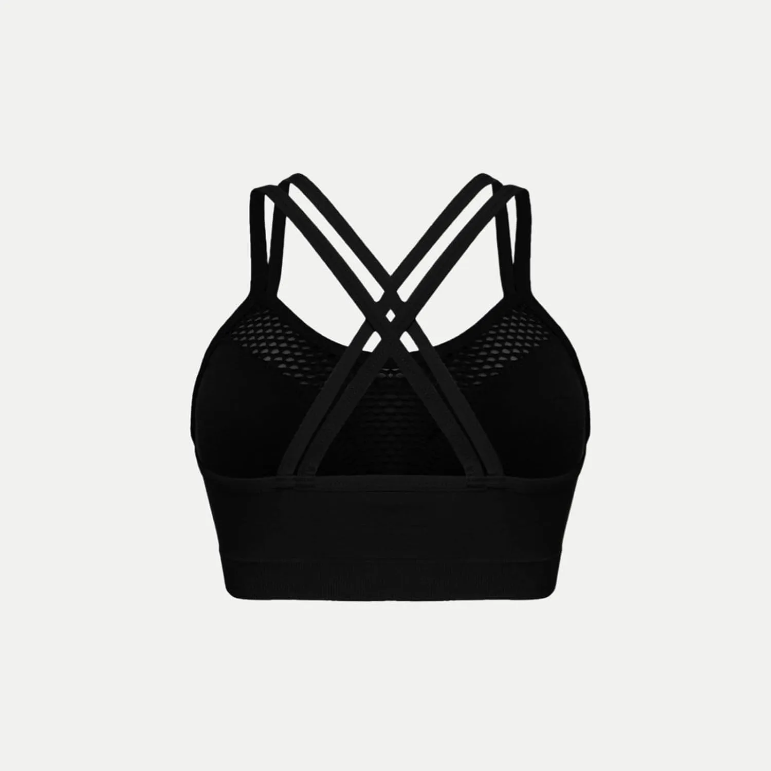 Cross Back Sports Bra for Women Plus Size High Impact Mesh Quick Dry Workout Underwear Breathable Athletic Bralette