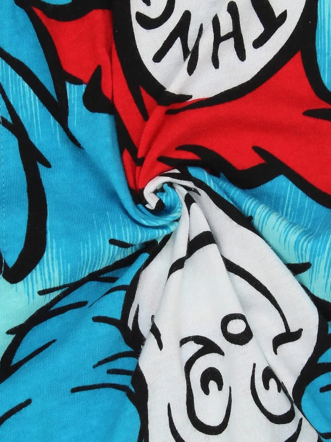 Dr. Seuss Men's Button Fly Boxer Lounge Shorts