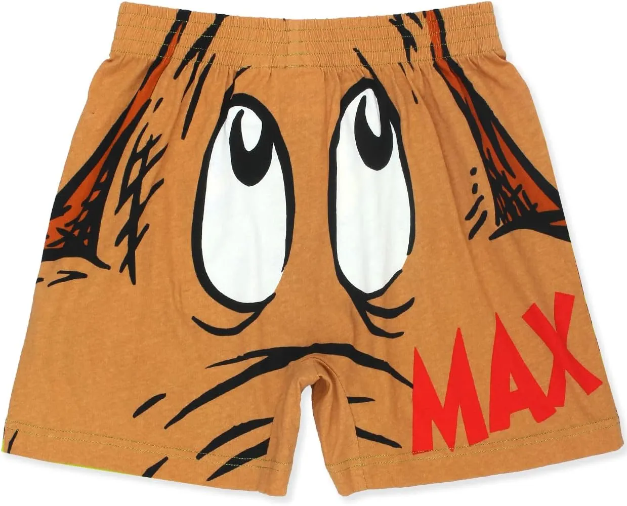Dr. Seuss The Grinch Holiday Men's Button Fly Boxer Lounge Shorts